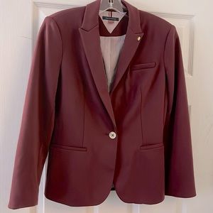 Tommy Hilfiger Burgundy Blazer